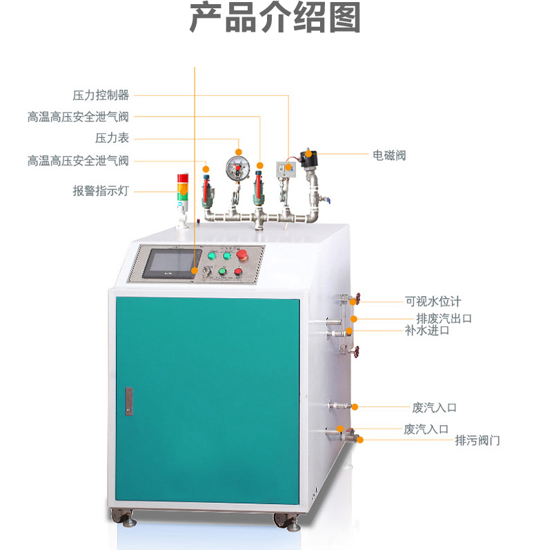 變頻電磁蒸汽發(fā)生器產(chǎn)品結(jié)構(gòu)圖